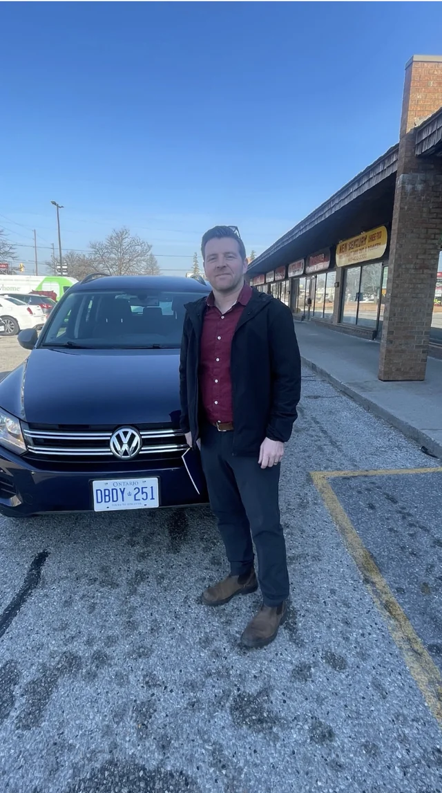 Customer with approved vehicle